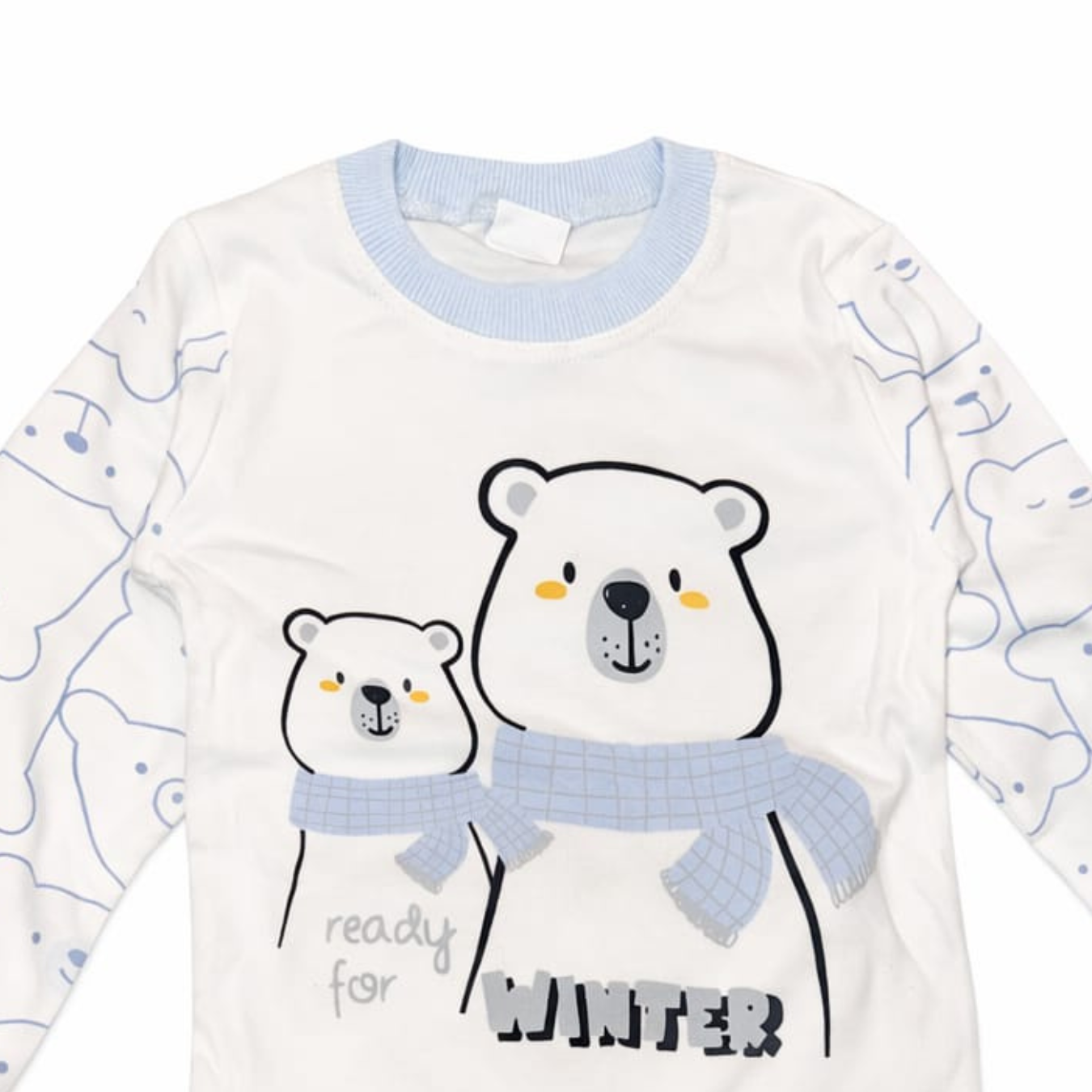 Baby Boy Teddy Bear Cotton Pajamas