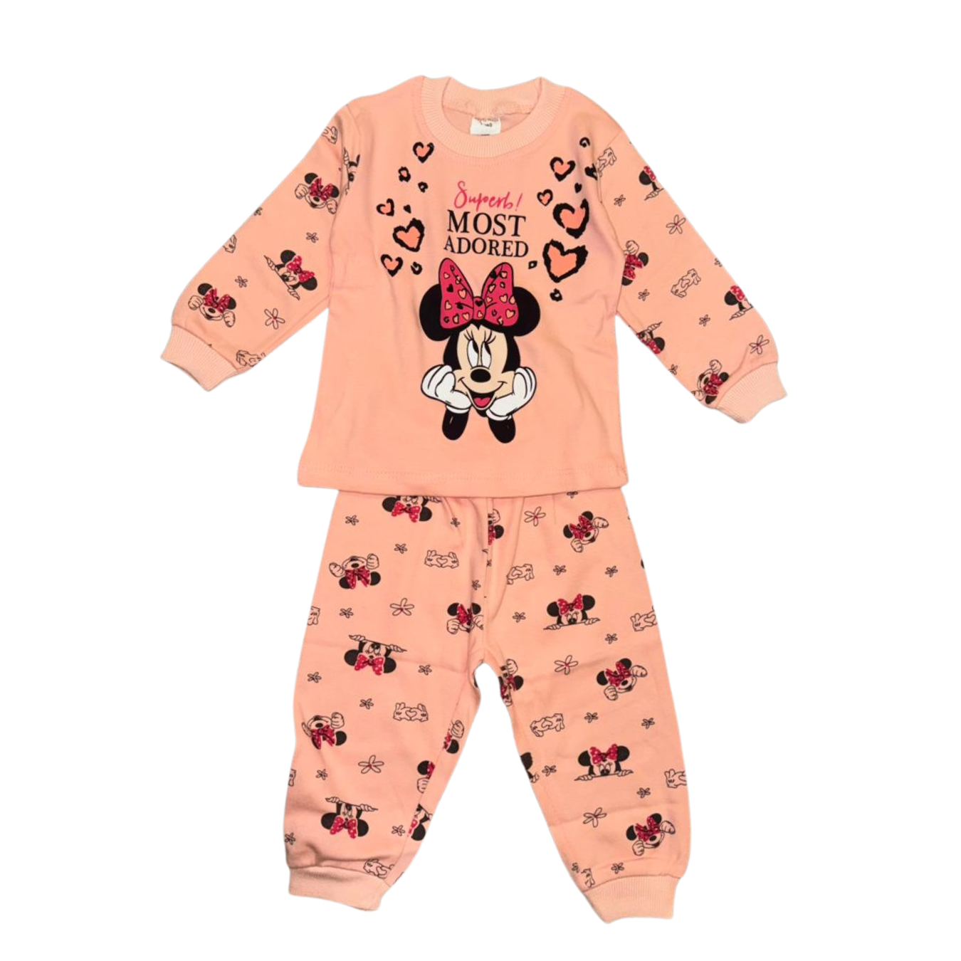 Baby Girl Minnie Mouse Cotton Pajamas
