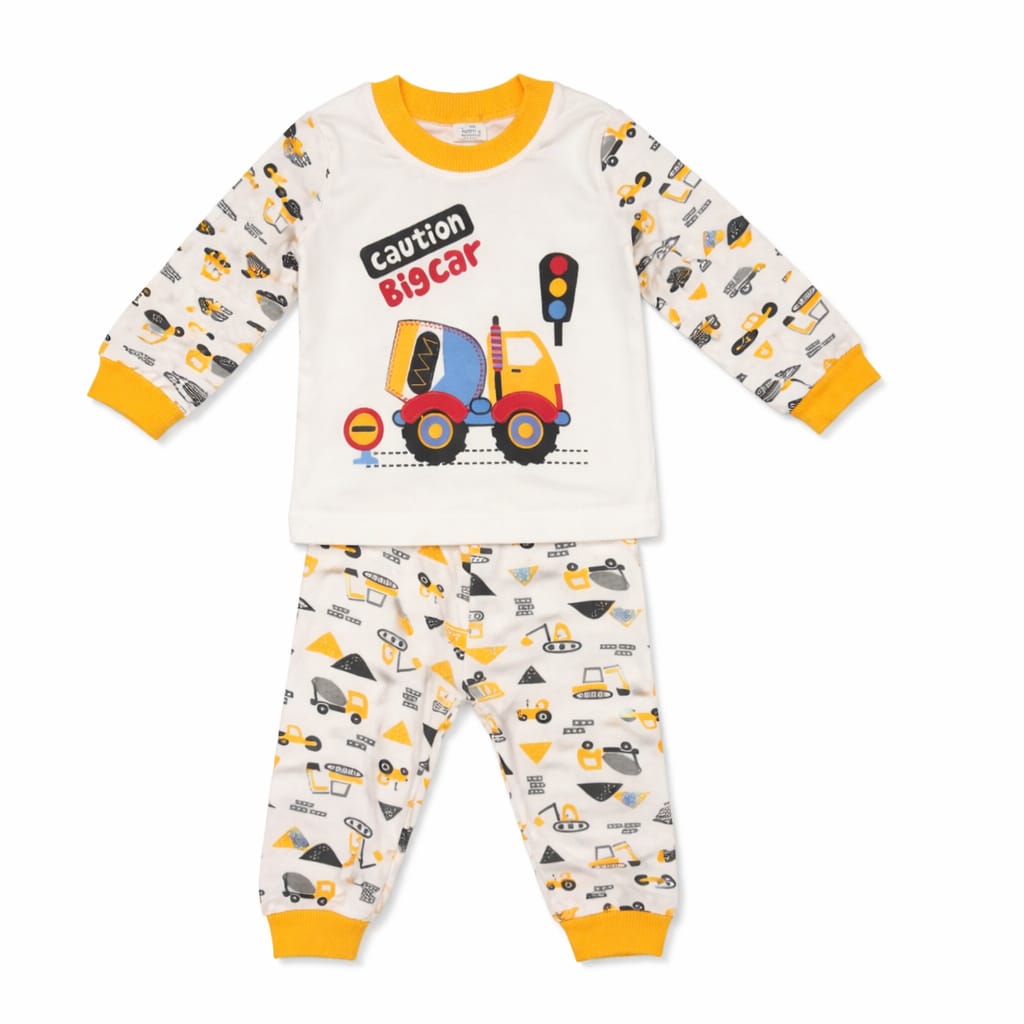 Baby Boy Cars Cotton Pajama Set