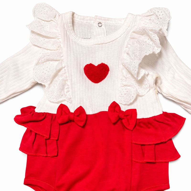 Cute Girls Romper Set – 3 Pieces