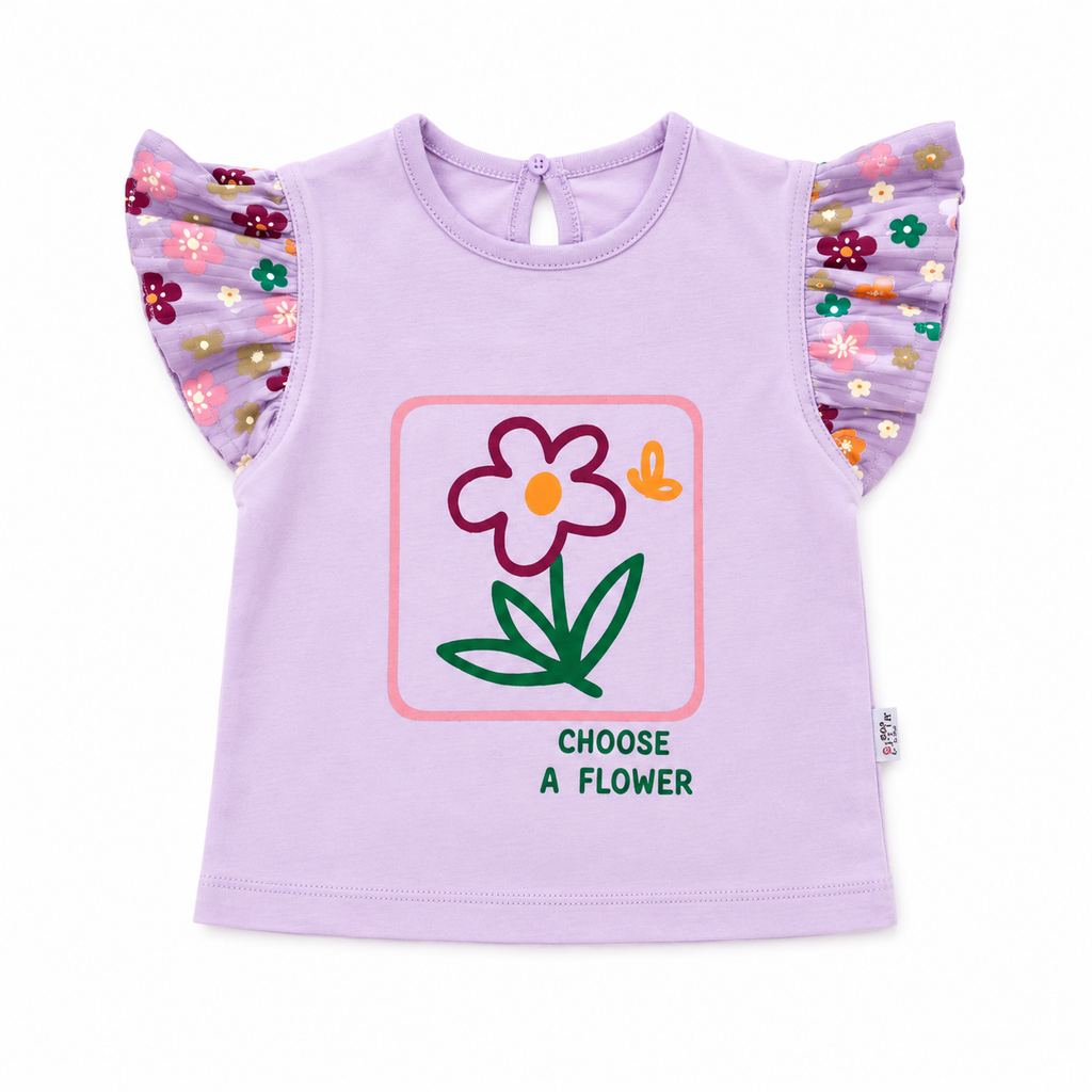 Girls Floral Cotton Set 2-Pieces