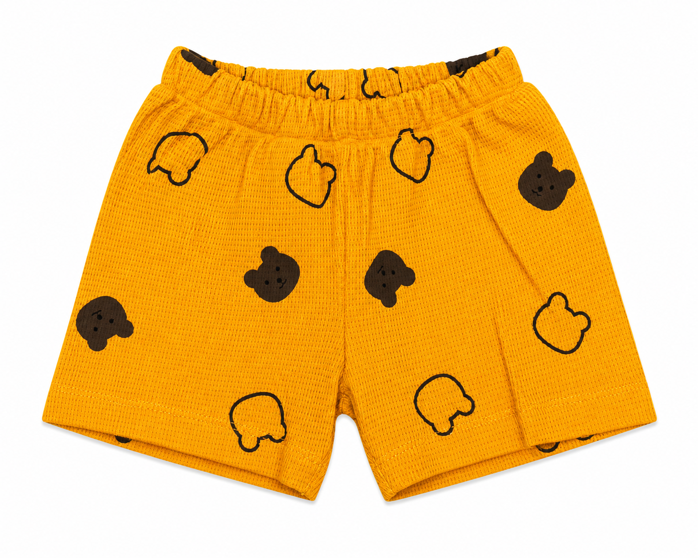 Boys Cotton Teddy Bear Print Set – 2-Pieces