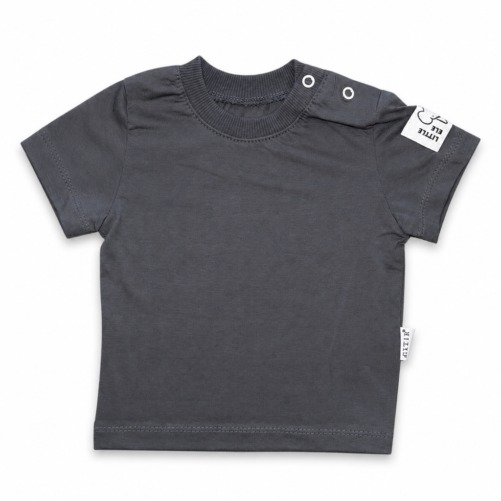 Boys Elephant Overall with T-Shirt Set - 2 Pieces
