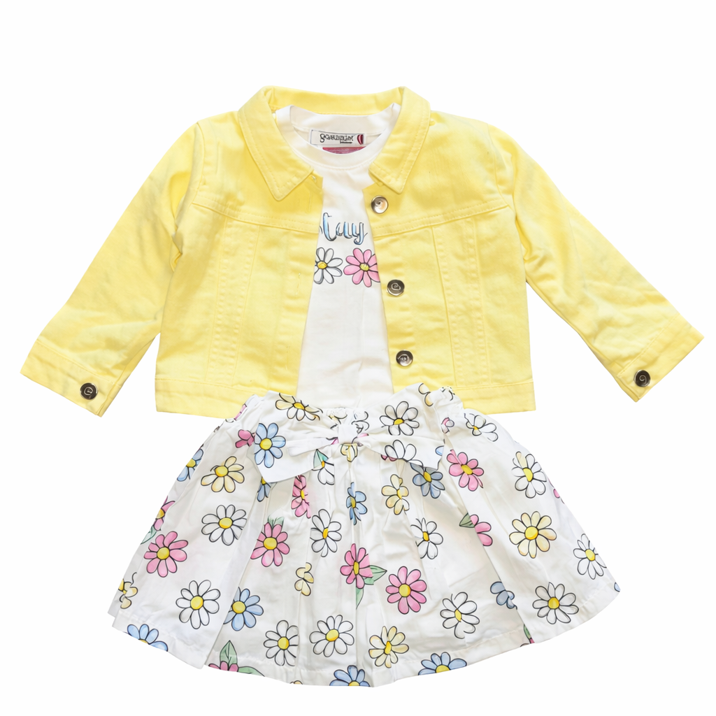 Girls 3-Piece Spring Floral Set