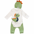 Crocodile Bay Baby Boy Set with Hat