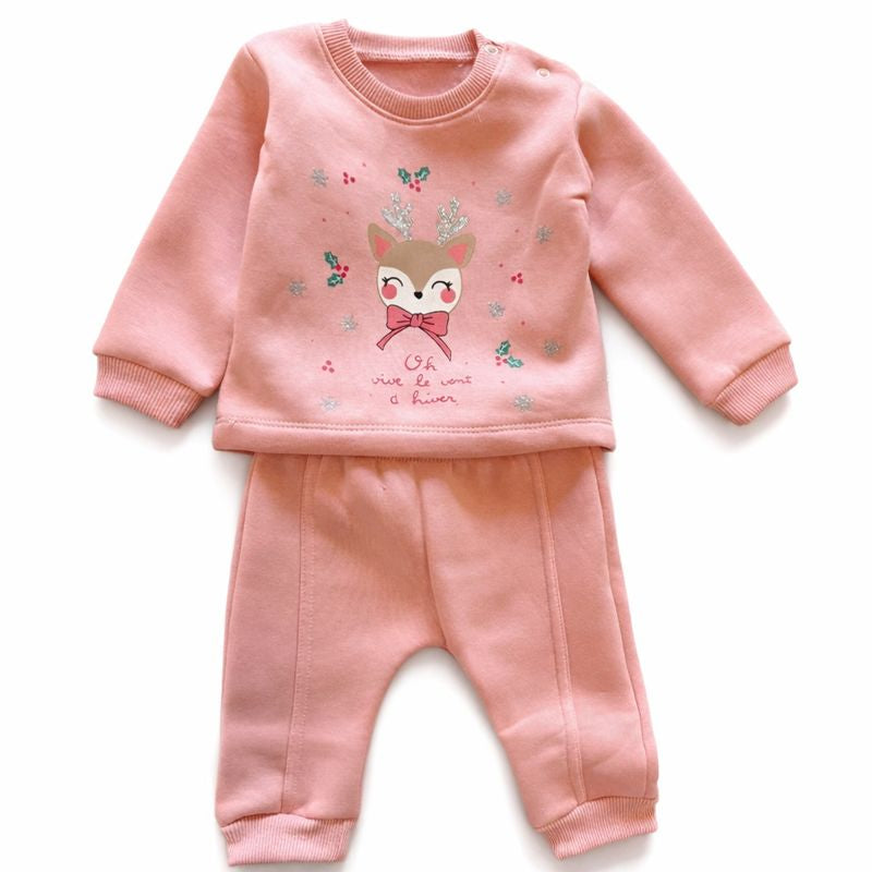 Girls Fleece Set – 3 Pieces
