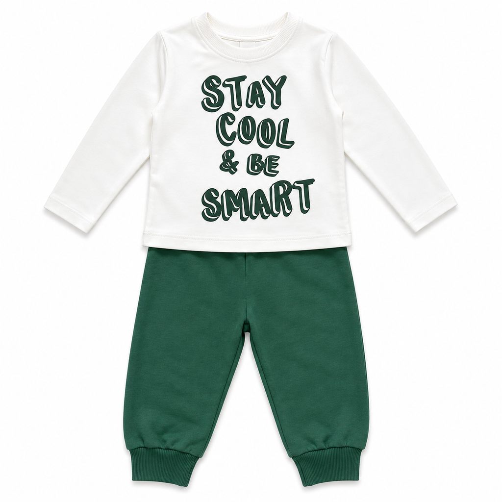 Boys Lion Print 3-Piece Hoodie Set