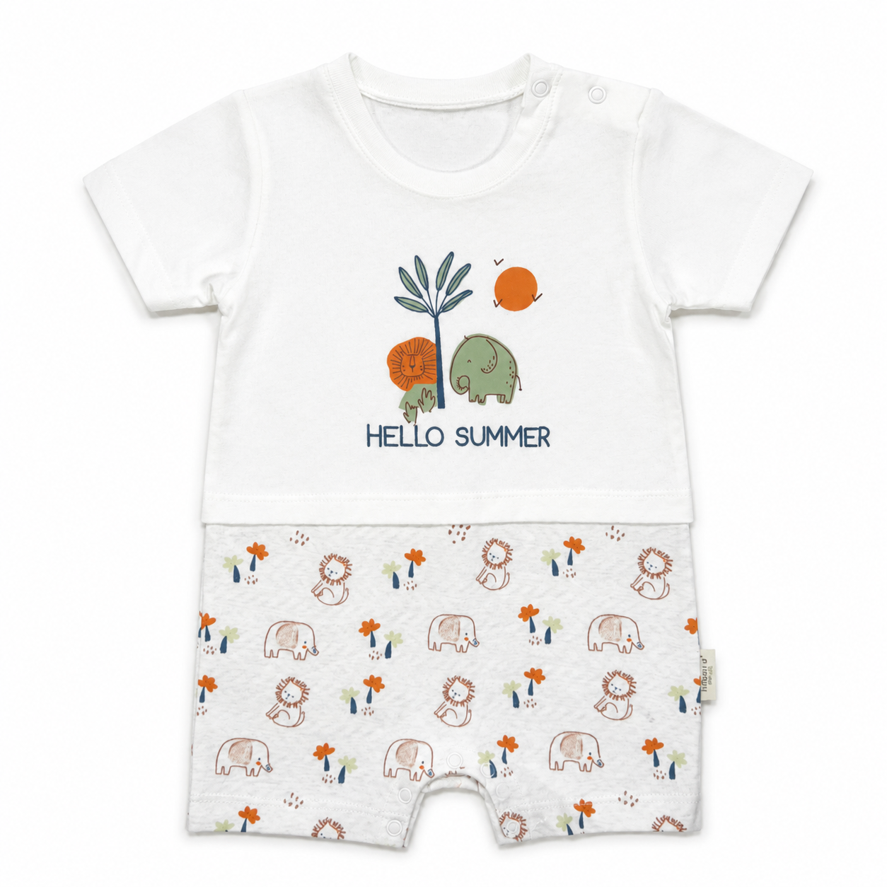 Unisex Cotton Jungle Romper