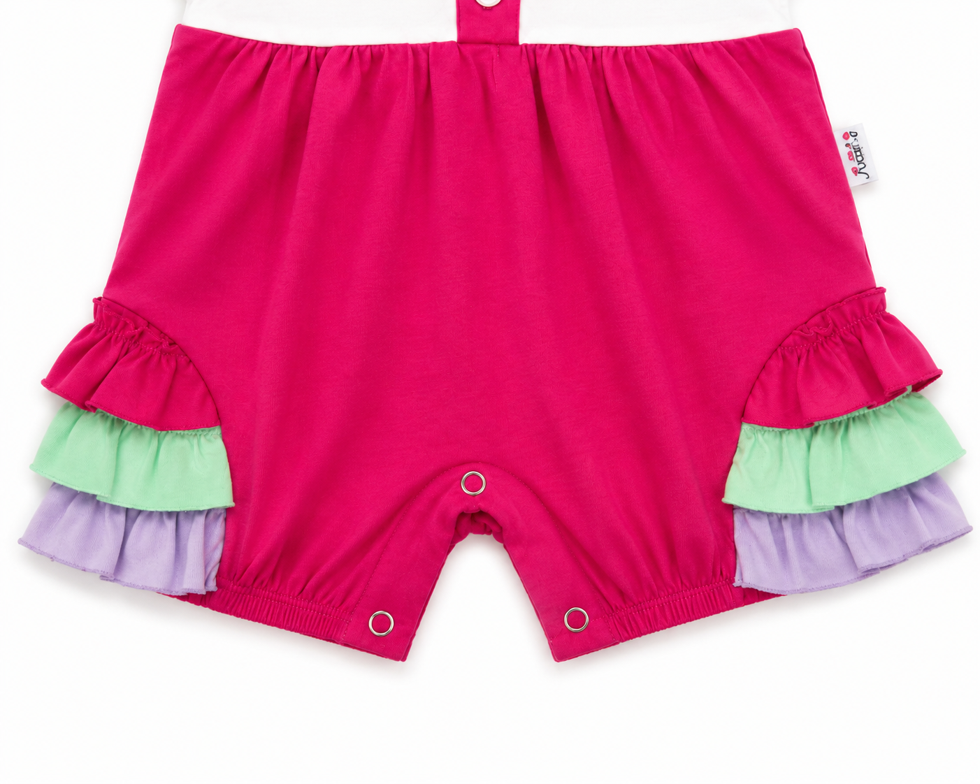 Girls Colorful Cotton Jumpsuit