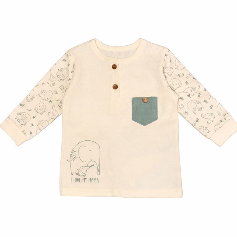 Organic Cotton Elephant Baby Set – 3 Pieces