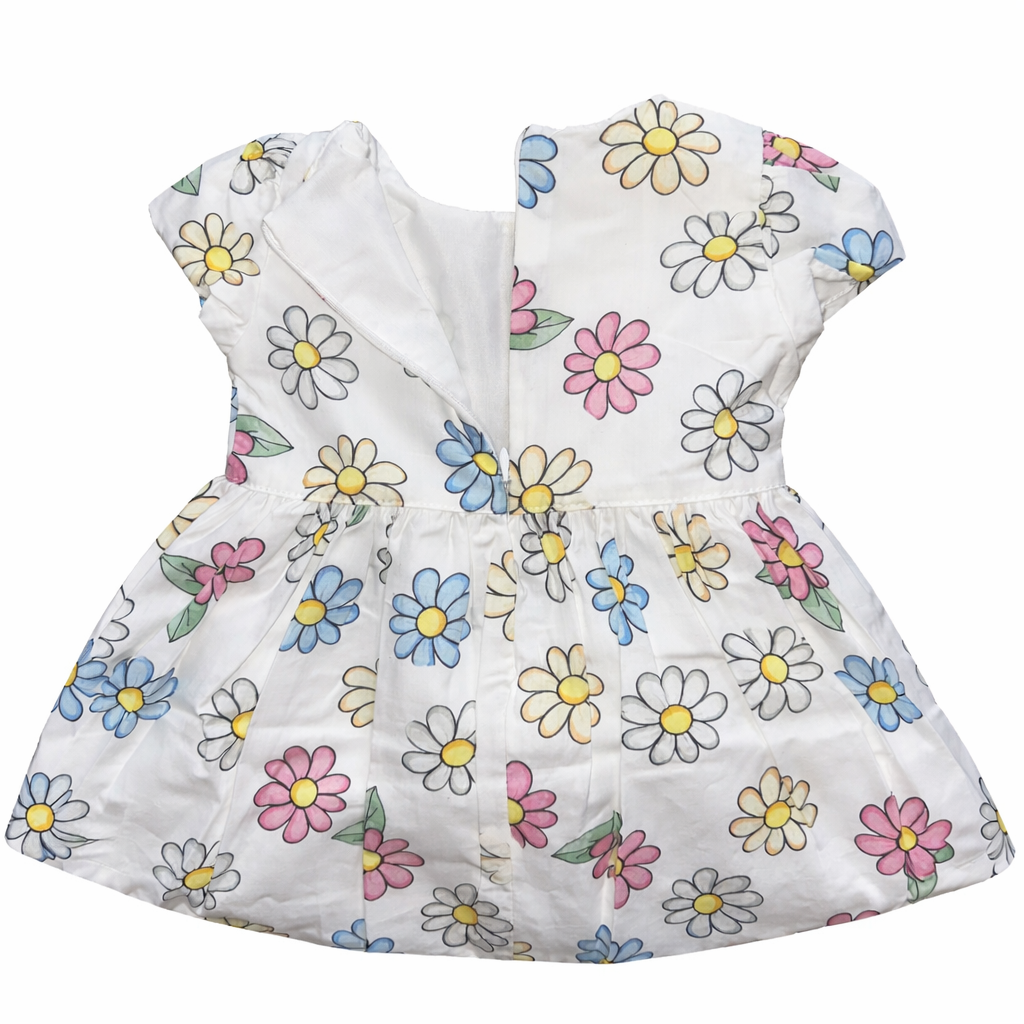 Girls Floral Dress Set with Cardigan