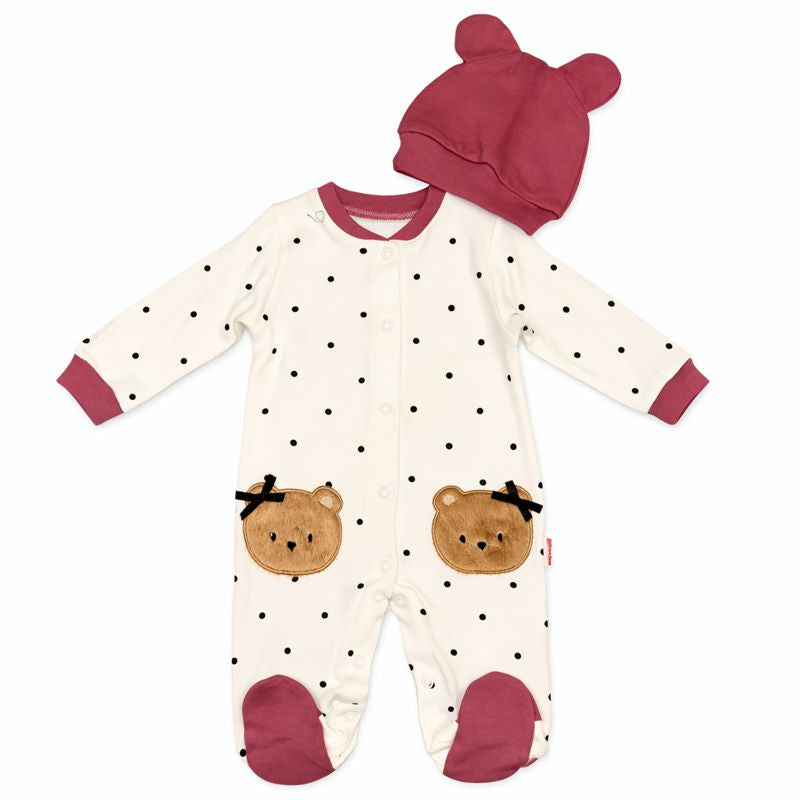 Girls Cotton Jumpsuit Set – 2 Pieces