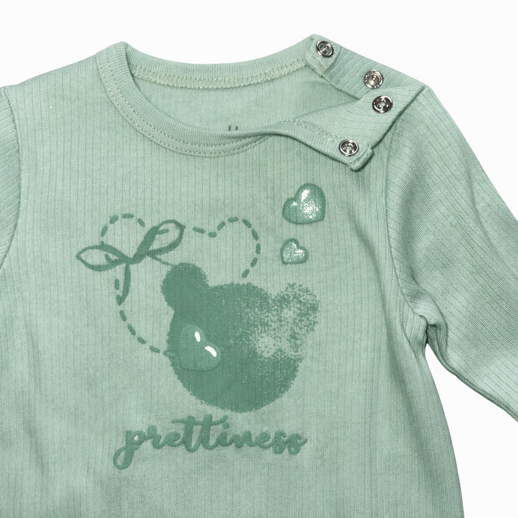 Baby Girl Jumpsuit Set – 2 Pieces