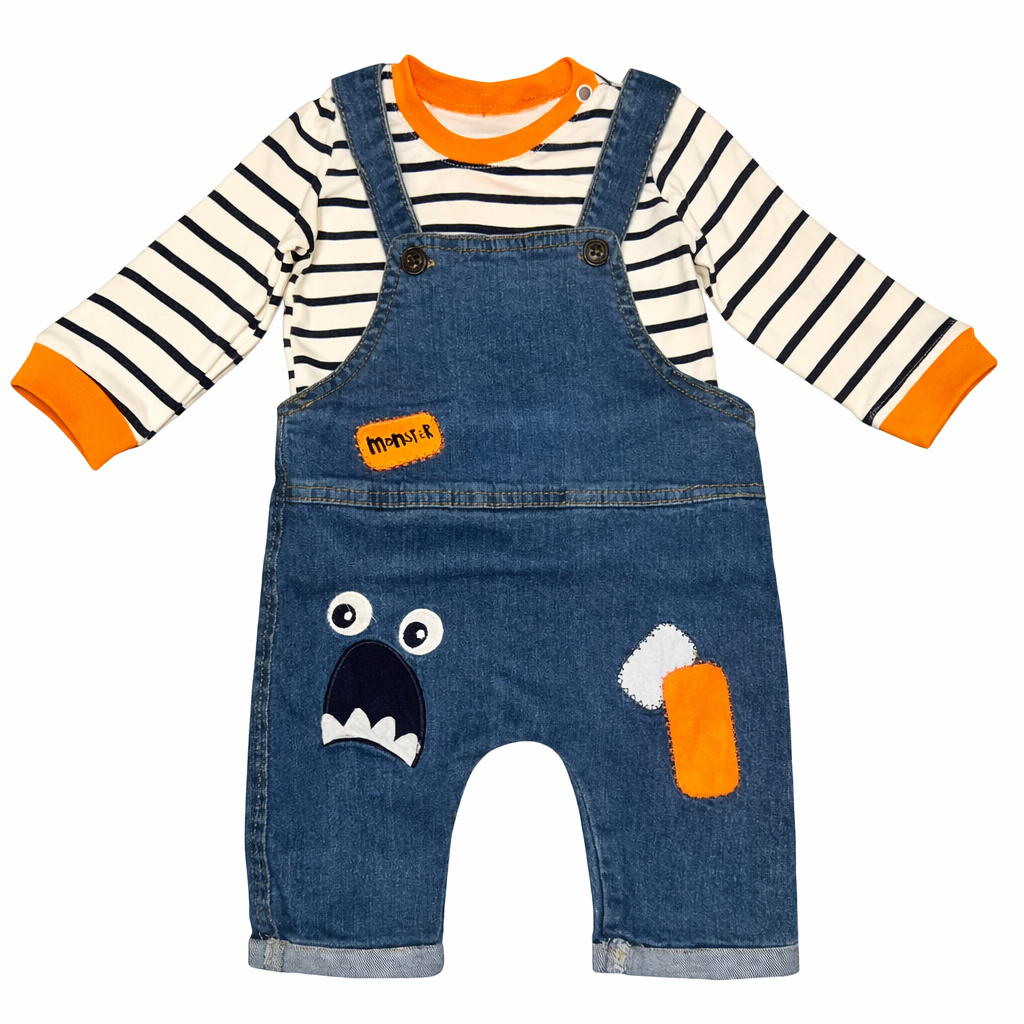Denim Overall Set