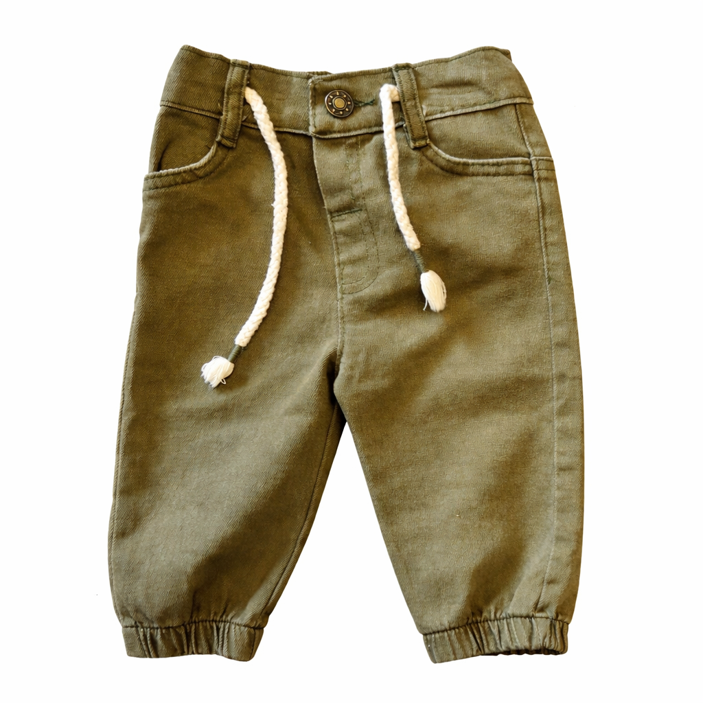 Boys 3-Piece Set Jogger Pants with Cotton T-Shirt & Chemise