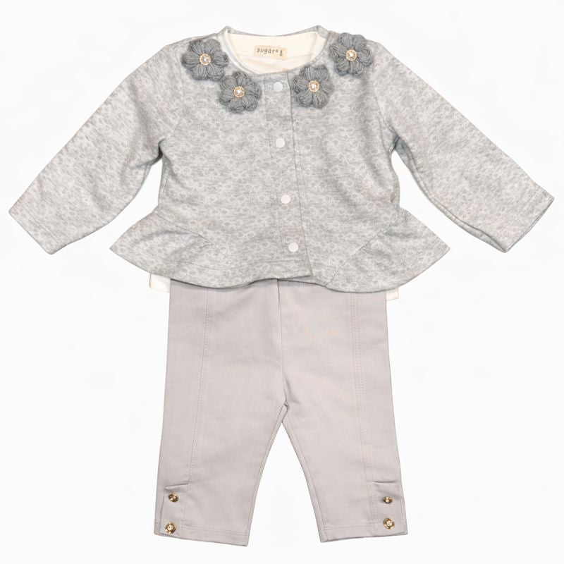 Classy Girls Gray Set – 3 pieces