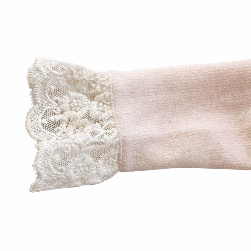 Newborn Girls Soft Wool Set – 2 pieces