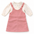 Girls 2-Piece Salopette Dress Set