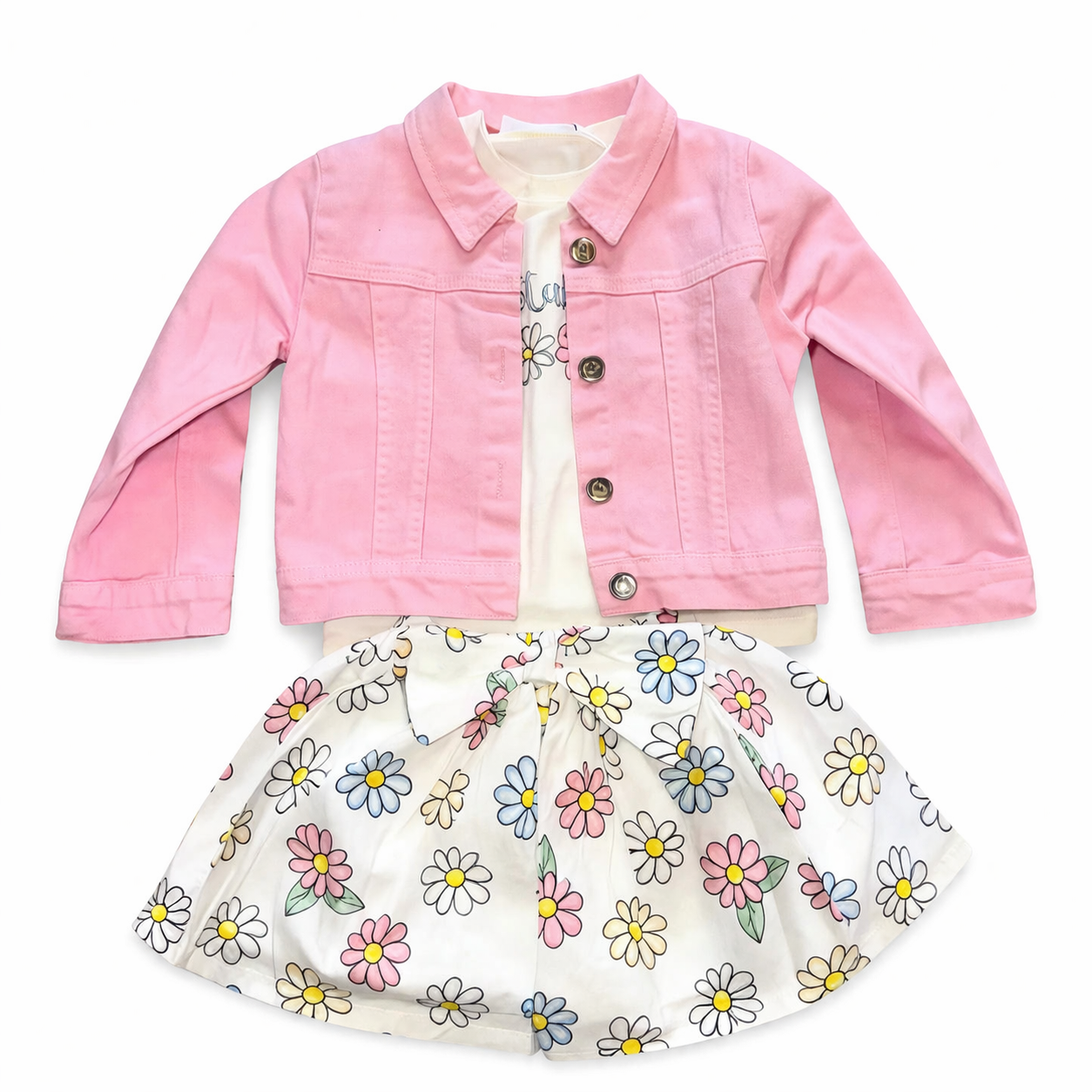 Girls 3-Piece Spring Floral Set
