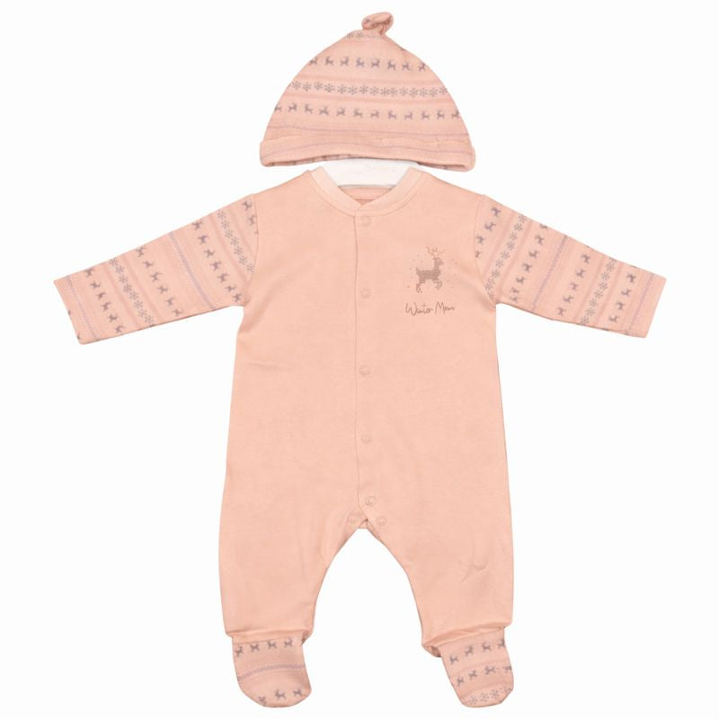 Girl Jumpsuit with Hat Set – 2 pieces